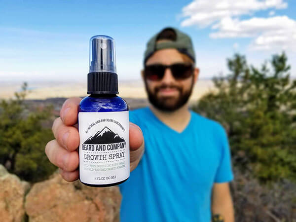 beard growth products spray