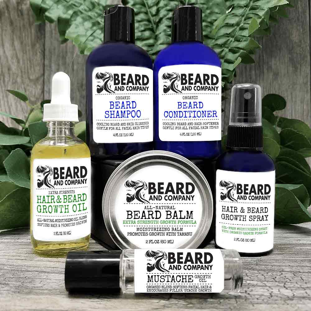 extra strength beard growth grooming kit